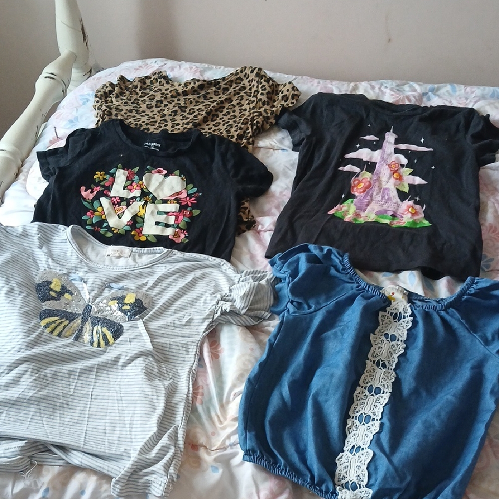 Assorted Graphic and Patterned T-Shirts
